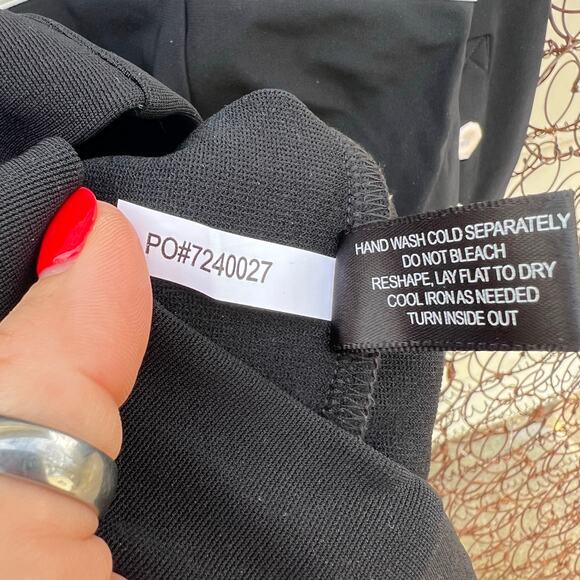 Boston Proper Beyond Travel Color Block PaneledBlack White Jacket NWT SMALL - Picture 6 of 11